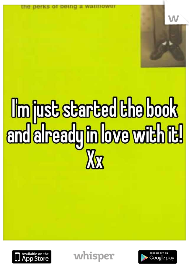 I'm just started the book and already in love with it! Xx