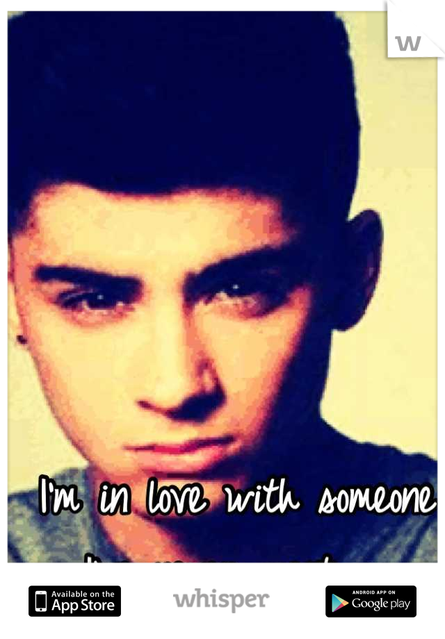I'm in love with someone I've never meet. :p

