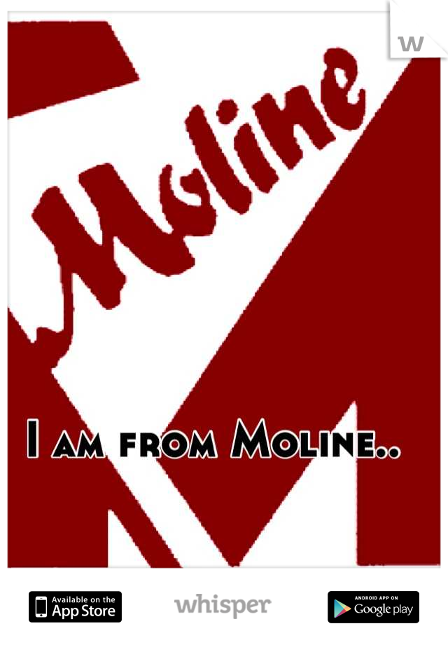 I am from Moline..