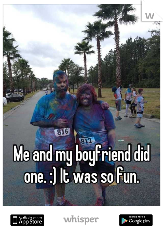 Me and my boyfriend did one. :) It was so fun.