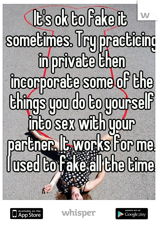 It's ok to fake it sometimes. Try practicing in private then incorporate some of the things you do to yourself into sex with your partner. It works for me. I used to fake all the time.