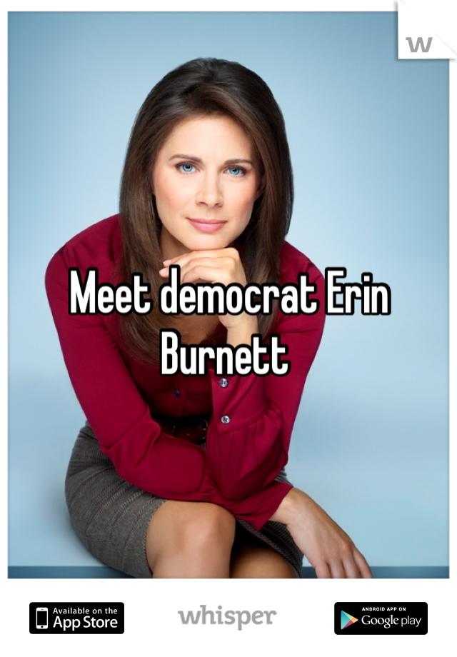 Meet democrat Erin Burnett 