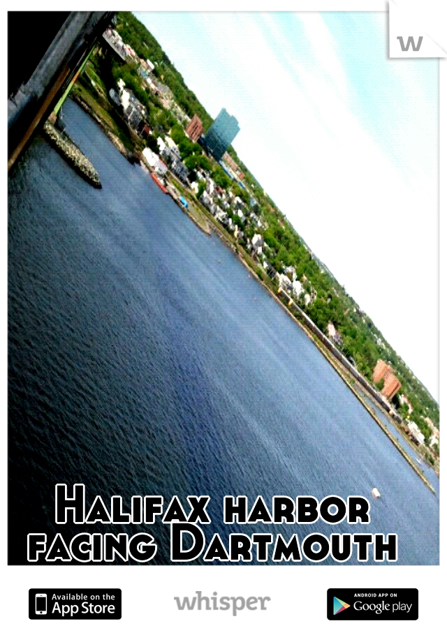 Halifax harbor facing Dartmouth 