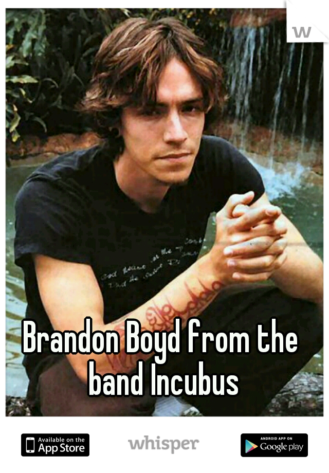 Brandon Boyd from the band Incubus