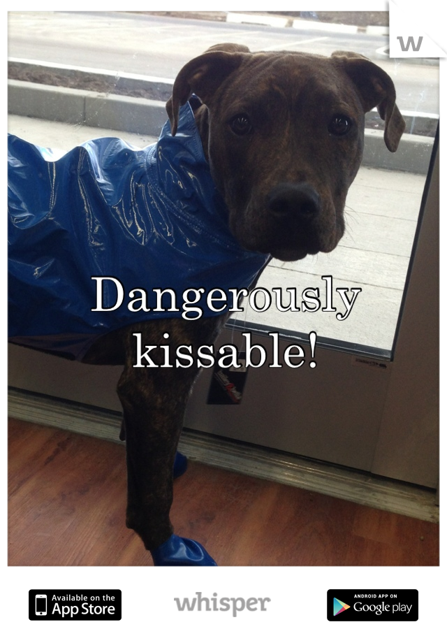 Dangerously kissable!