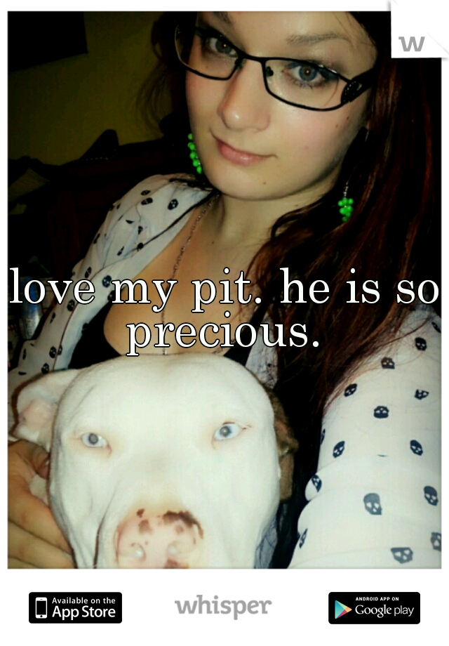 love my pit. he is so precious. 