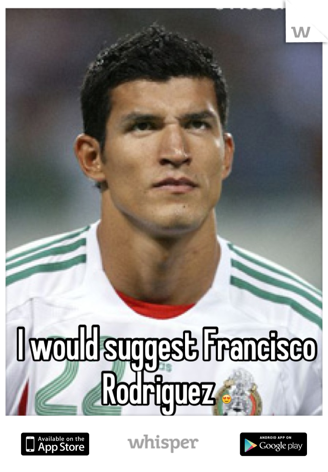 I would suggest Francisco Rodriguez 😍
