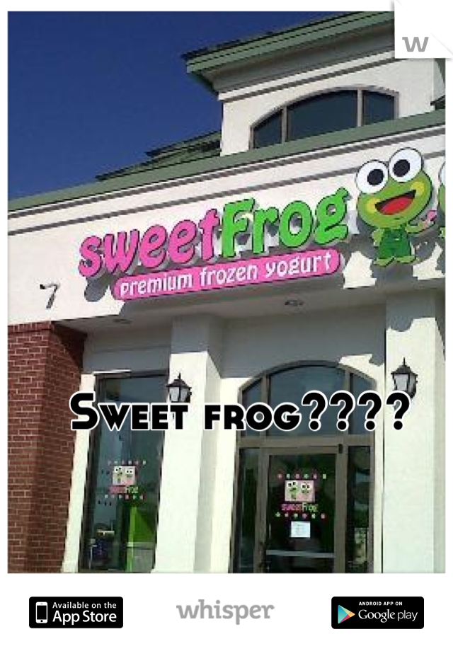 Sweet frog???? 