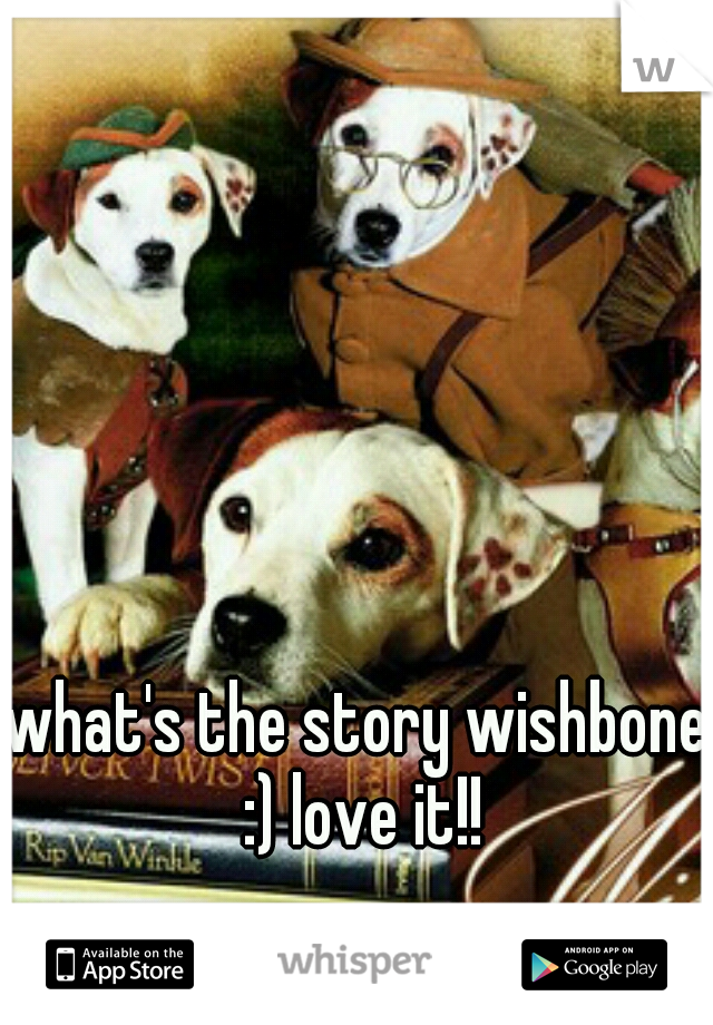 what's the story wishbone :) love it!!
