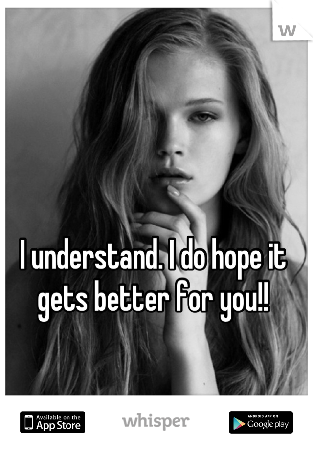 I understand. I do hope it gets better for you!!