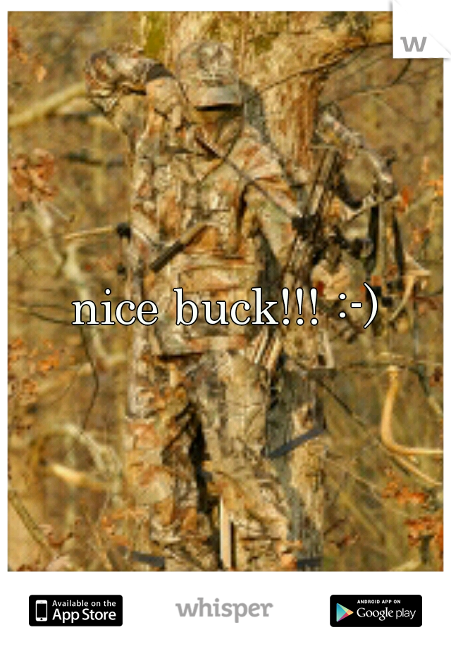 nice buck!!! :-)