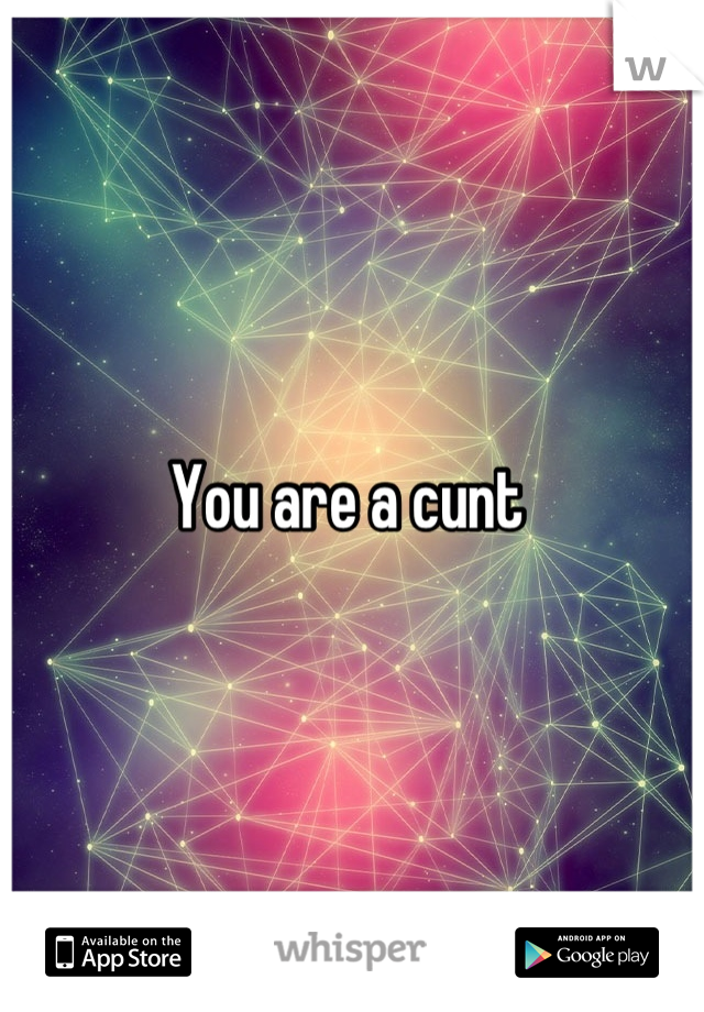 You are a cunt 