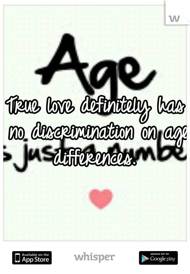 True love definitely has no discrimination on age differences. 