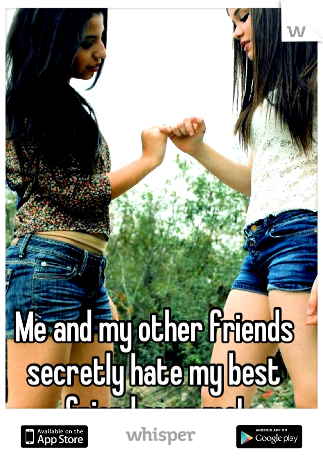 Me and my other friends secretly hate my best friend even me!