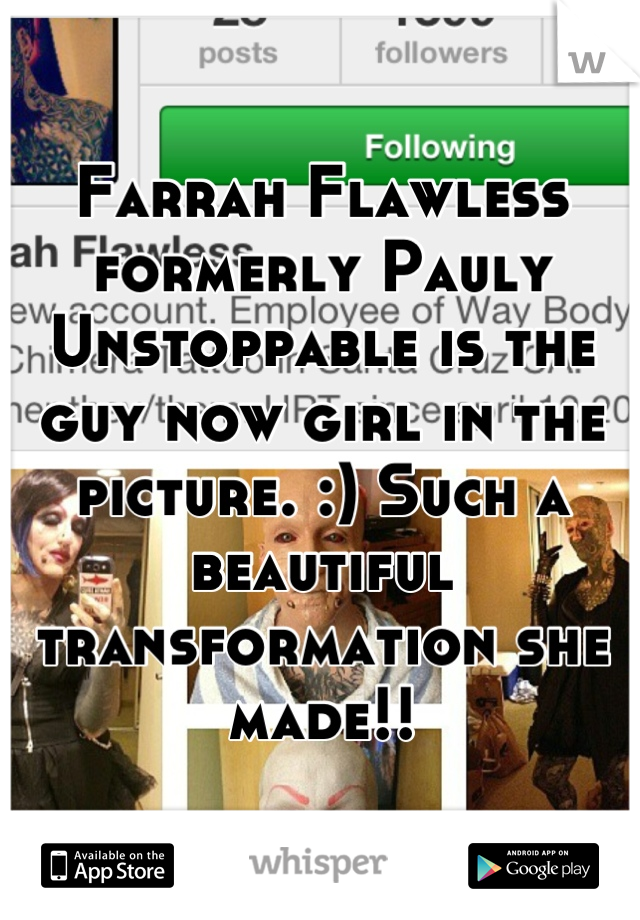 pauly unstoppable farrah flawless castration