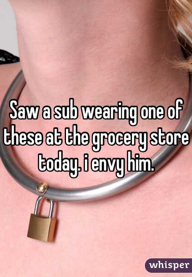 Saw a sub wearing one of these at the grocery store today. i envy him.