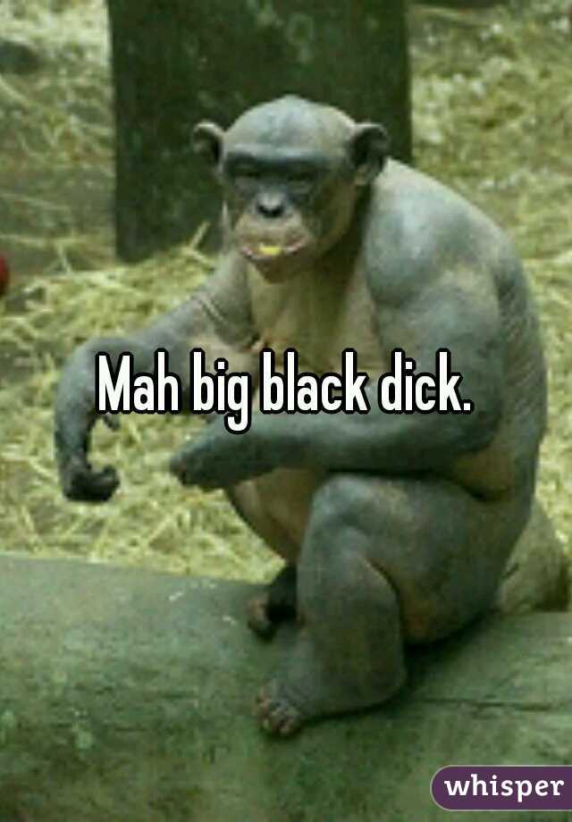 Mah big black dick.