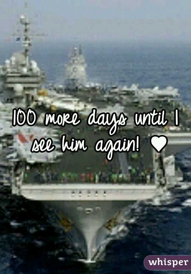 100 more days until I see him again! ♥