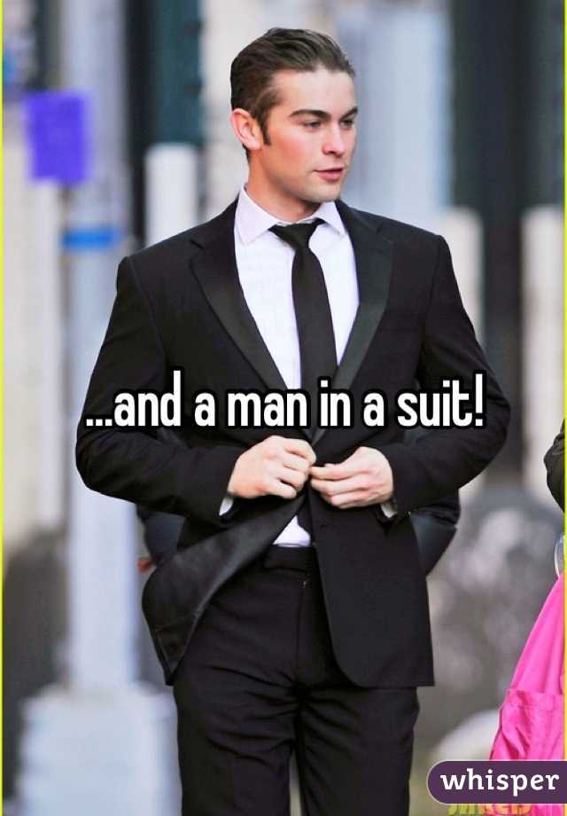 ...and a man in a suit!