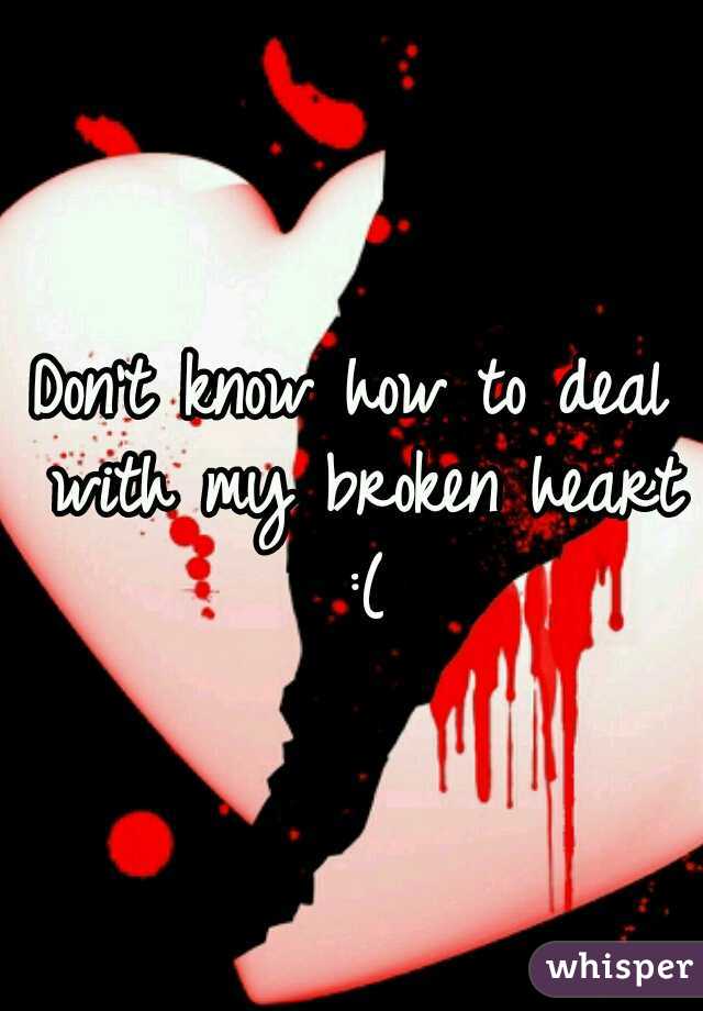 Don't know how to deal with my broken heart :(