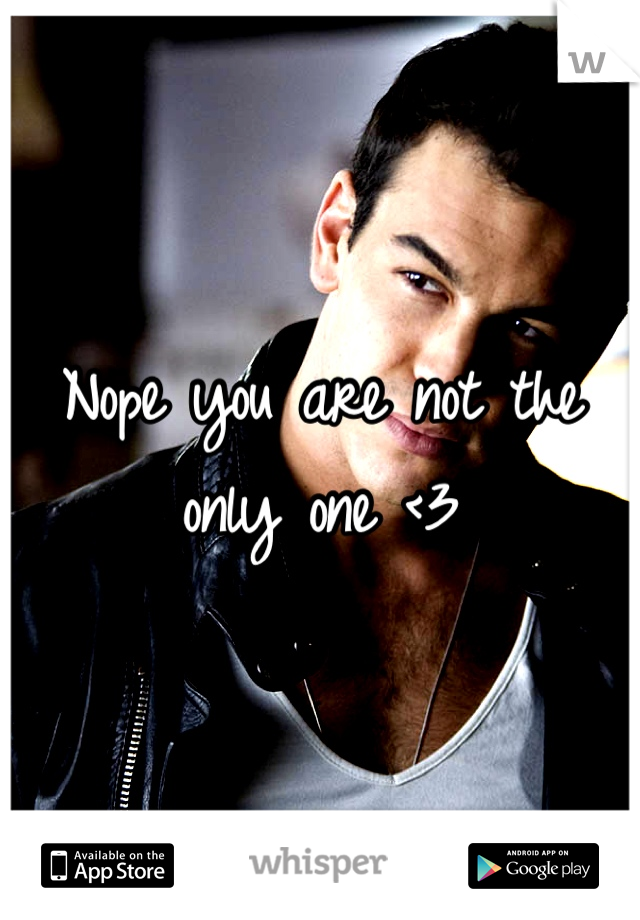 Nope you are not the only one <3