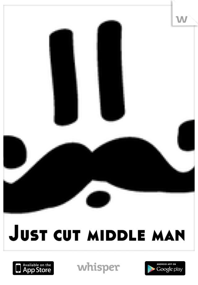 Just cut middle man and no panties 