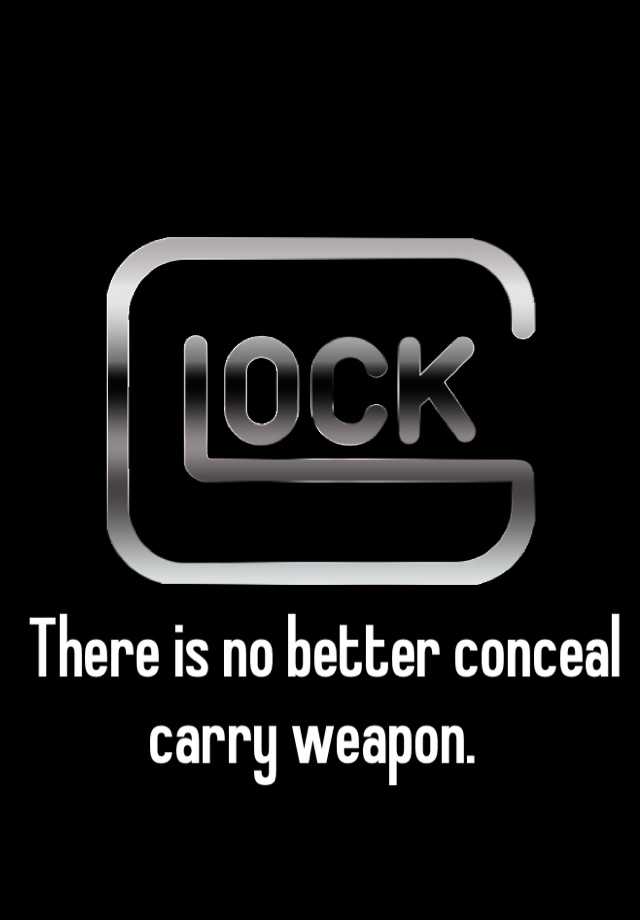 There is no better conceal carry weapon.  