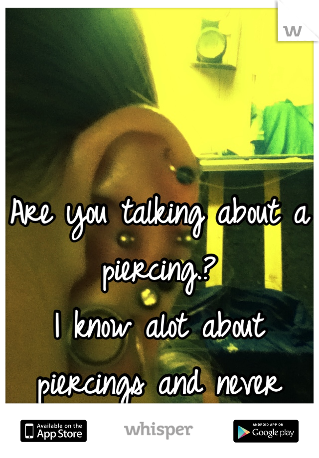 Are you talking about a piercing.? 
I know alot about piercings and never  heard of one called the:o