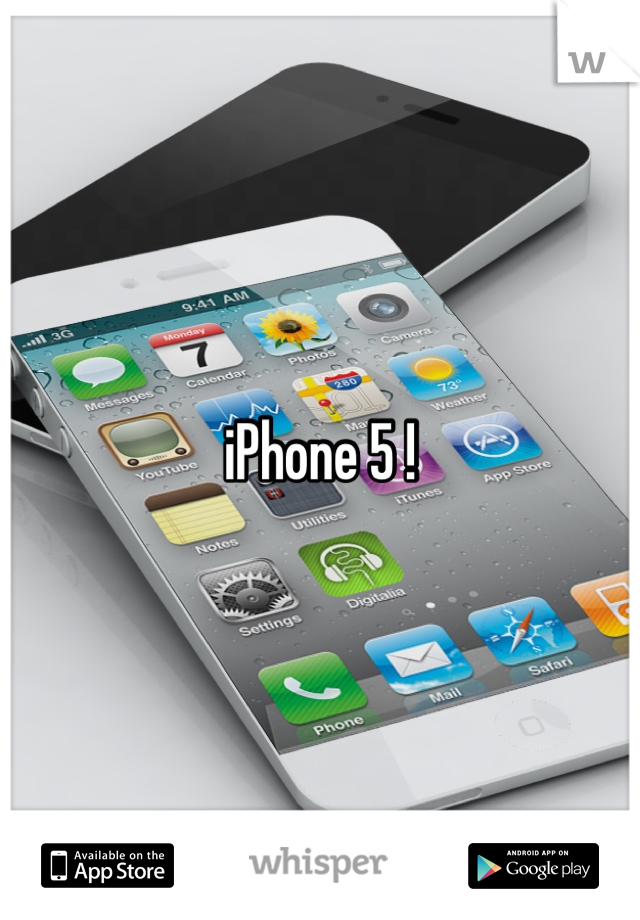 iPhone 5 !