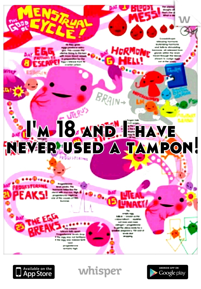 I'm 18 and I have never used a tampon!