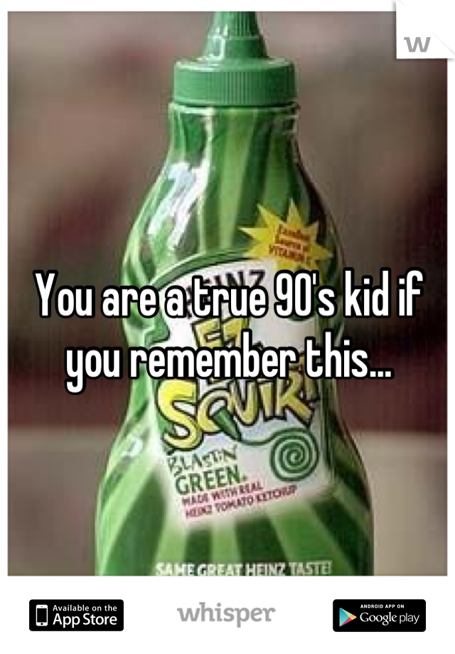 You are a true 90's kid if you remember this...