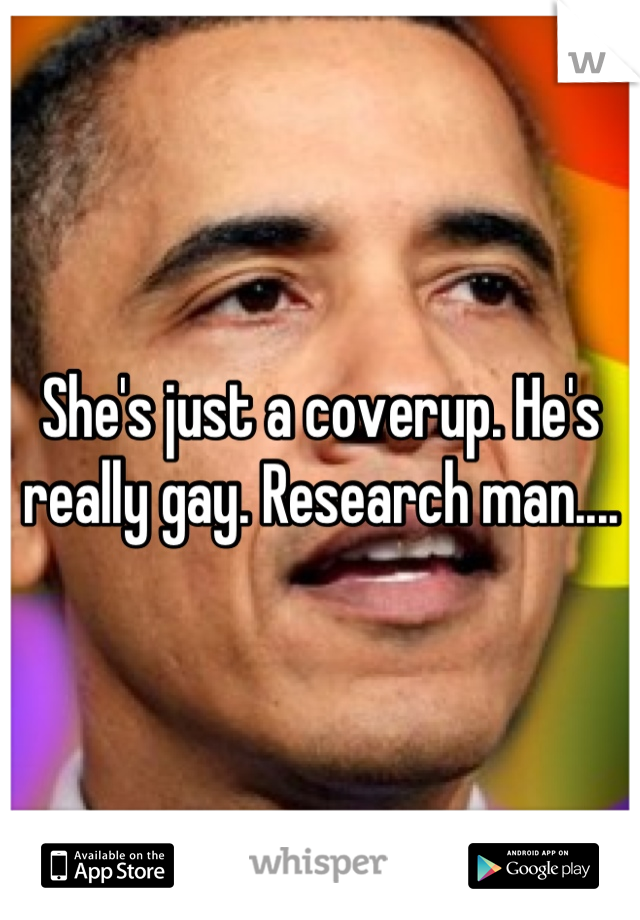 She's just a coverup. He's really gay. Research man....