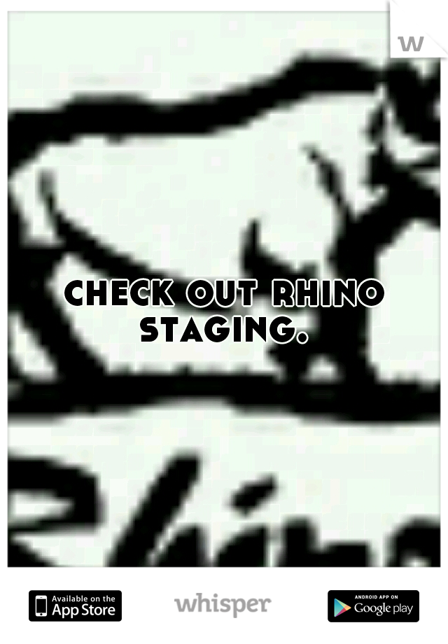 check out rhino staging. 