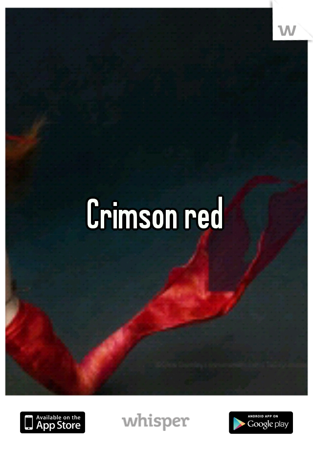 Crimson red