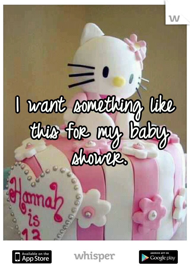 I want something like this for my baby shower.