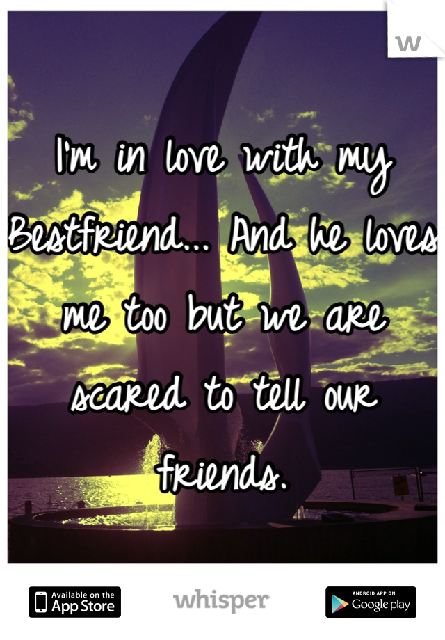 I'm in love with my Bestfriend... And he loves me too but we are scared to tell our friends.