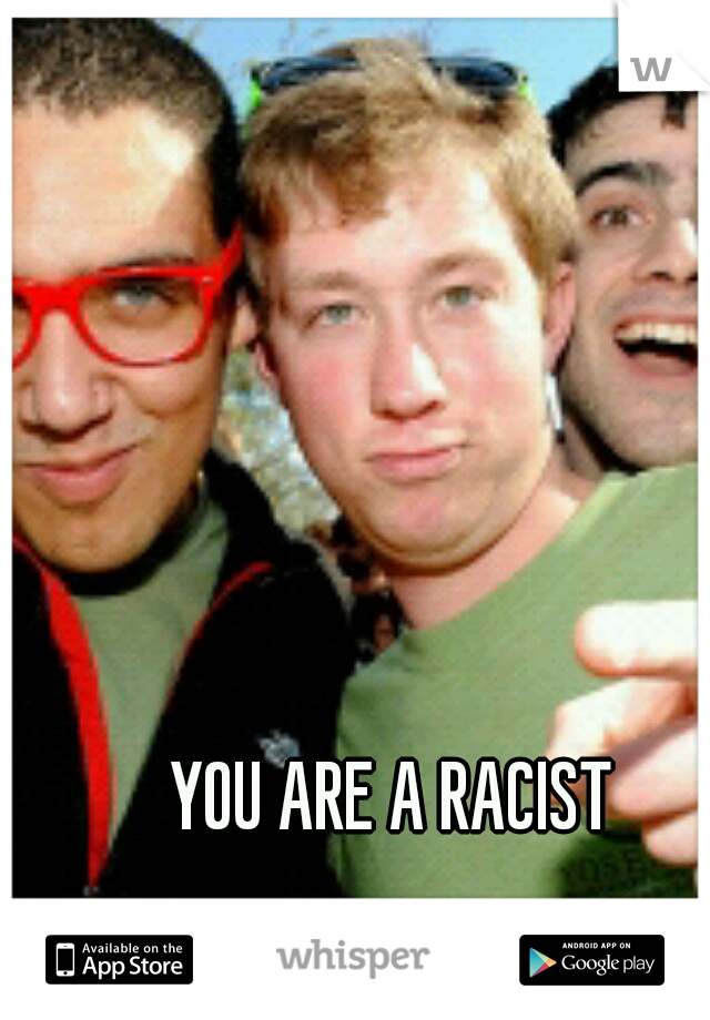 YOU ARE A RACIST