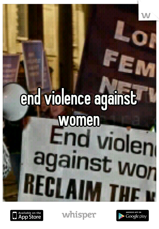end violence against women 