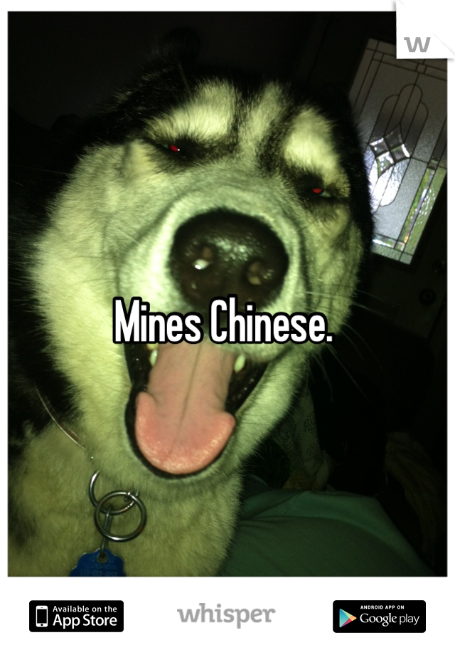 Mines Chinese. 