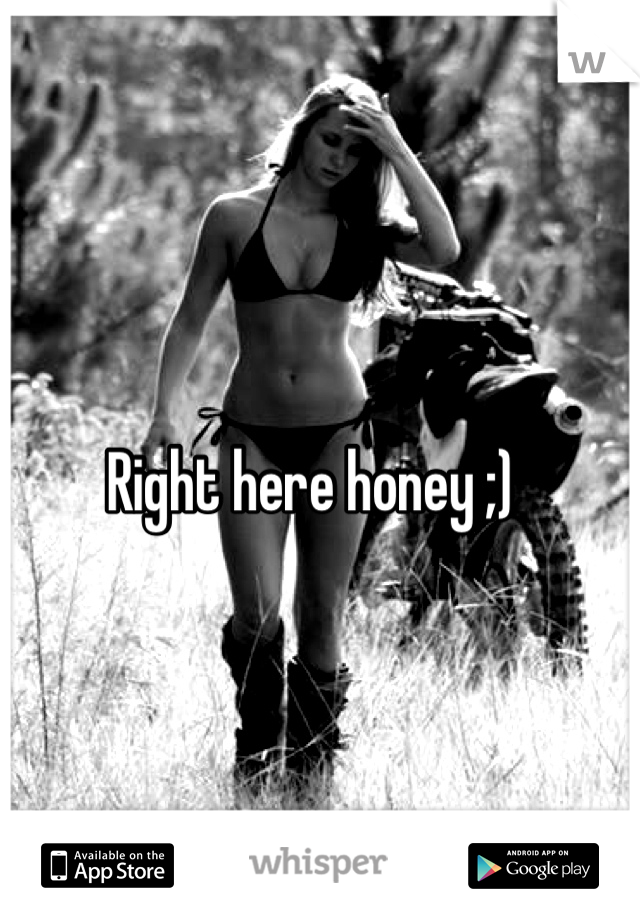 Right here honey ;) 