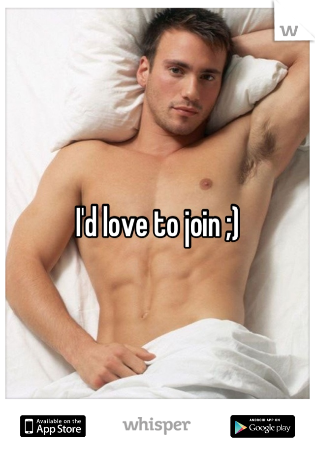 I'd love to join ;)