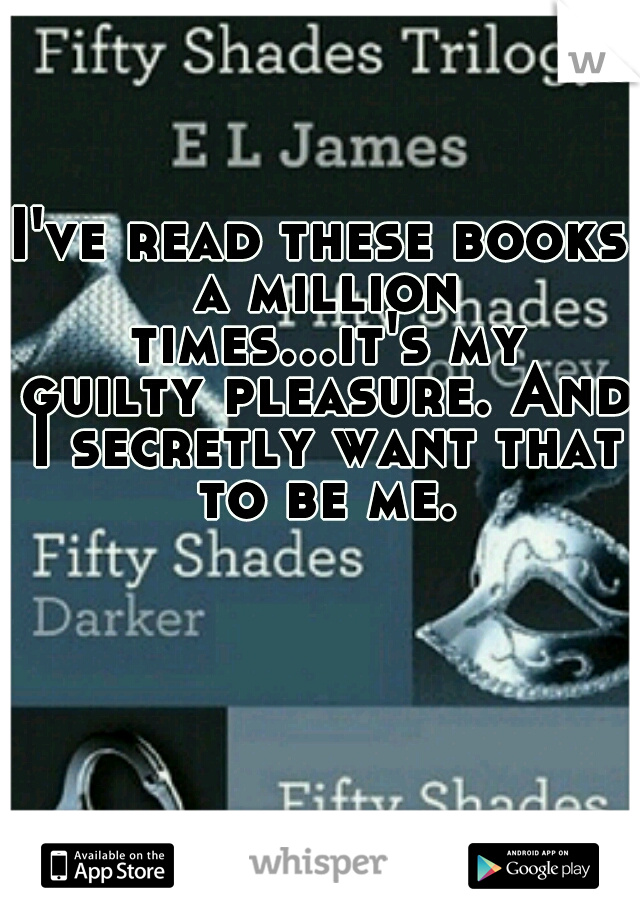 I've read these books a million times...it's my guilty pleasure. And I secretly want that to be me.