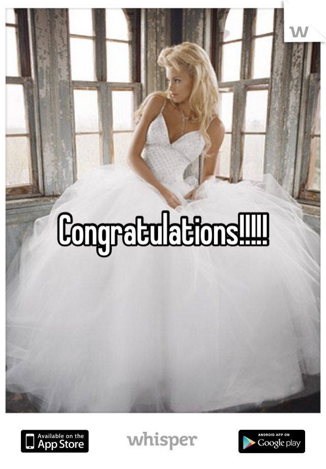 Congratulations!!!!!