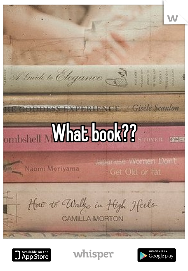 What book??