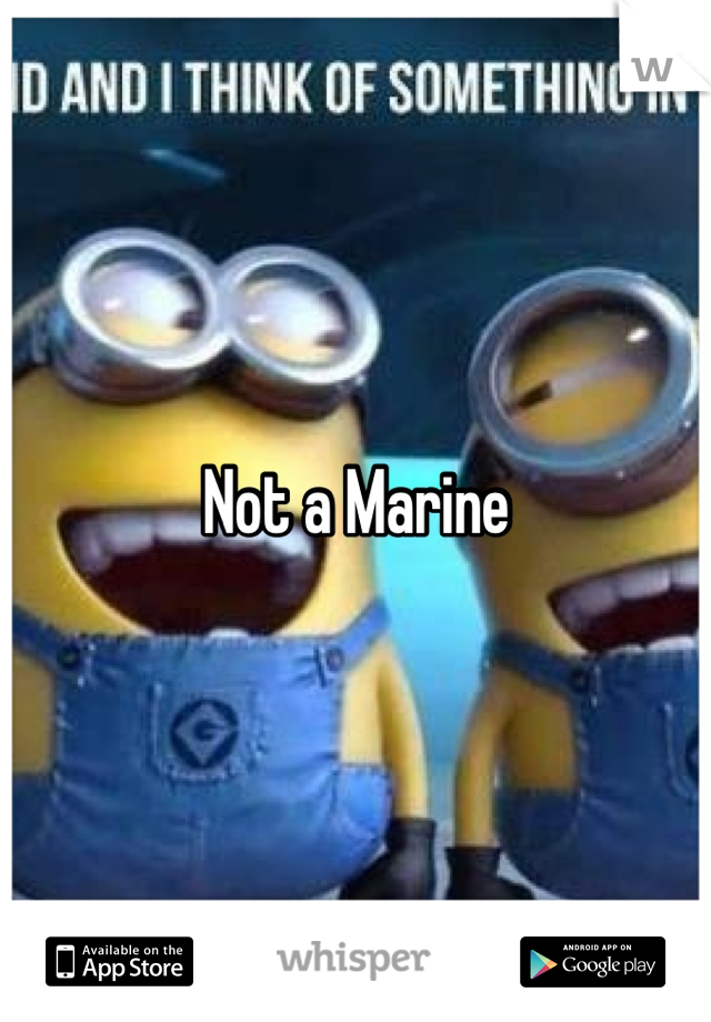 Not a Marine