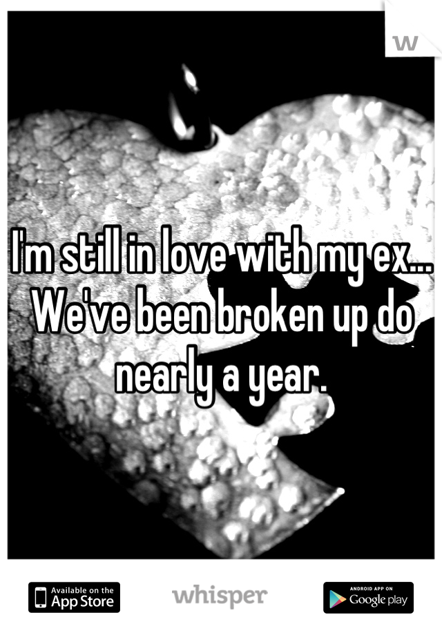 I'm still in love with my ex... We've been broken up do nearly a year.