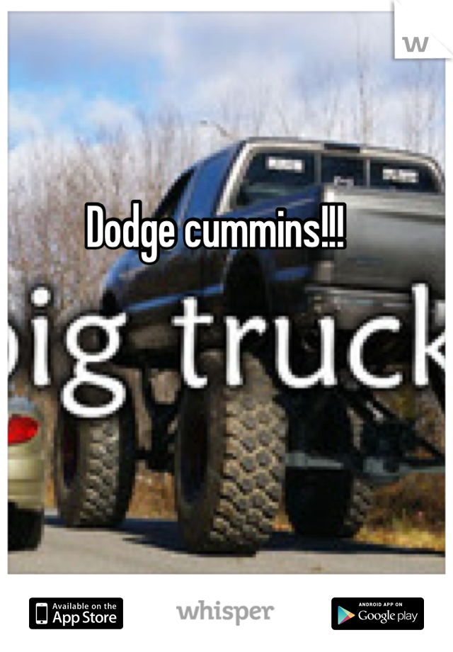 Dodge cummins!!!