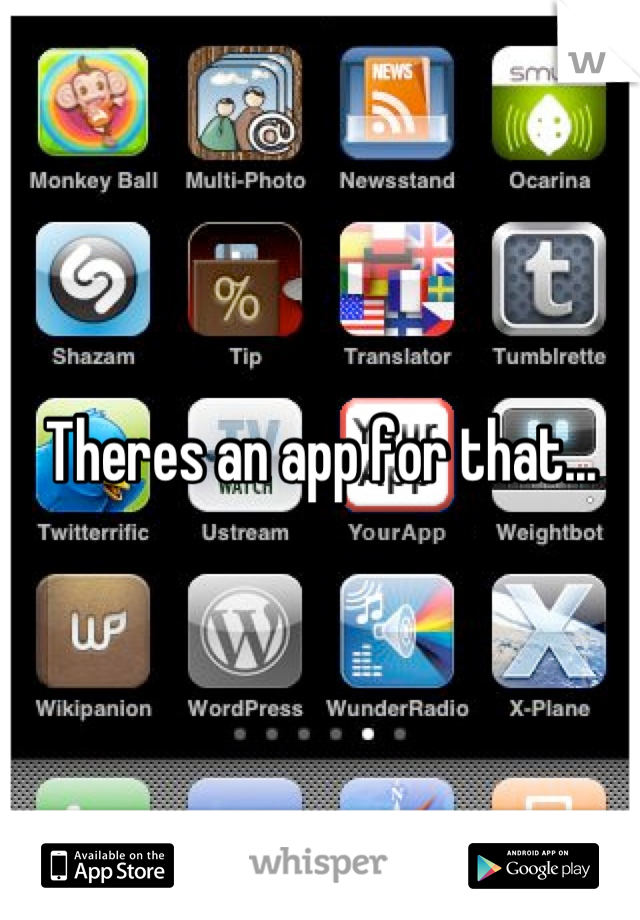 Theres an app for that...