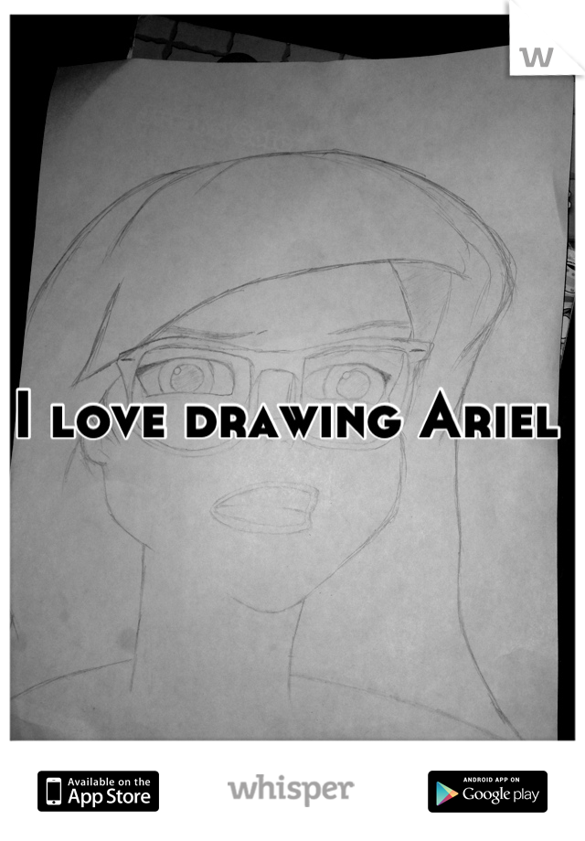 I love drawing Ariel 
