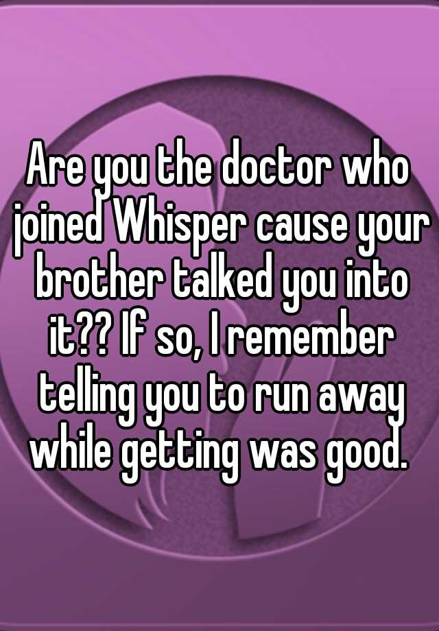 what did the doctor whisper to rick        <h3 class=